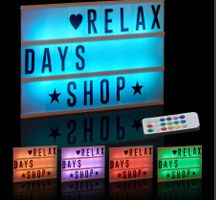 Lightbox mit Farbwechsel