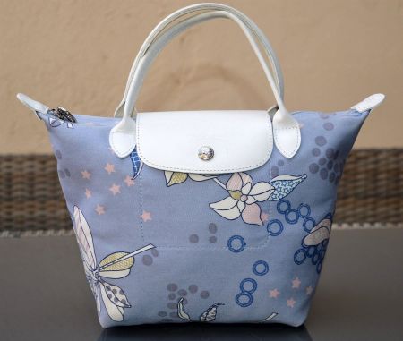 Tasche  / Sac Longchamp Le Pliage Flower Power S