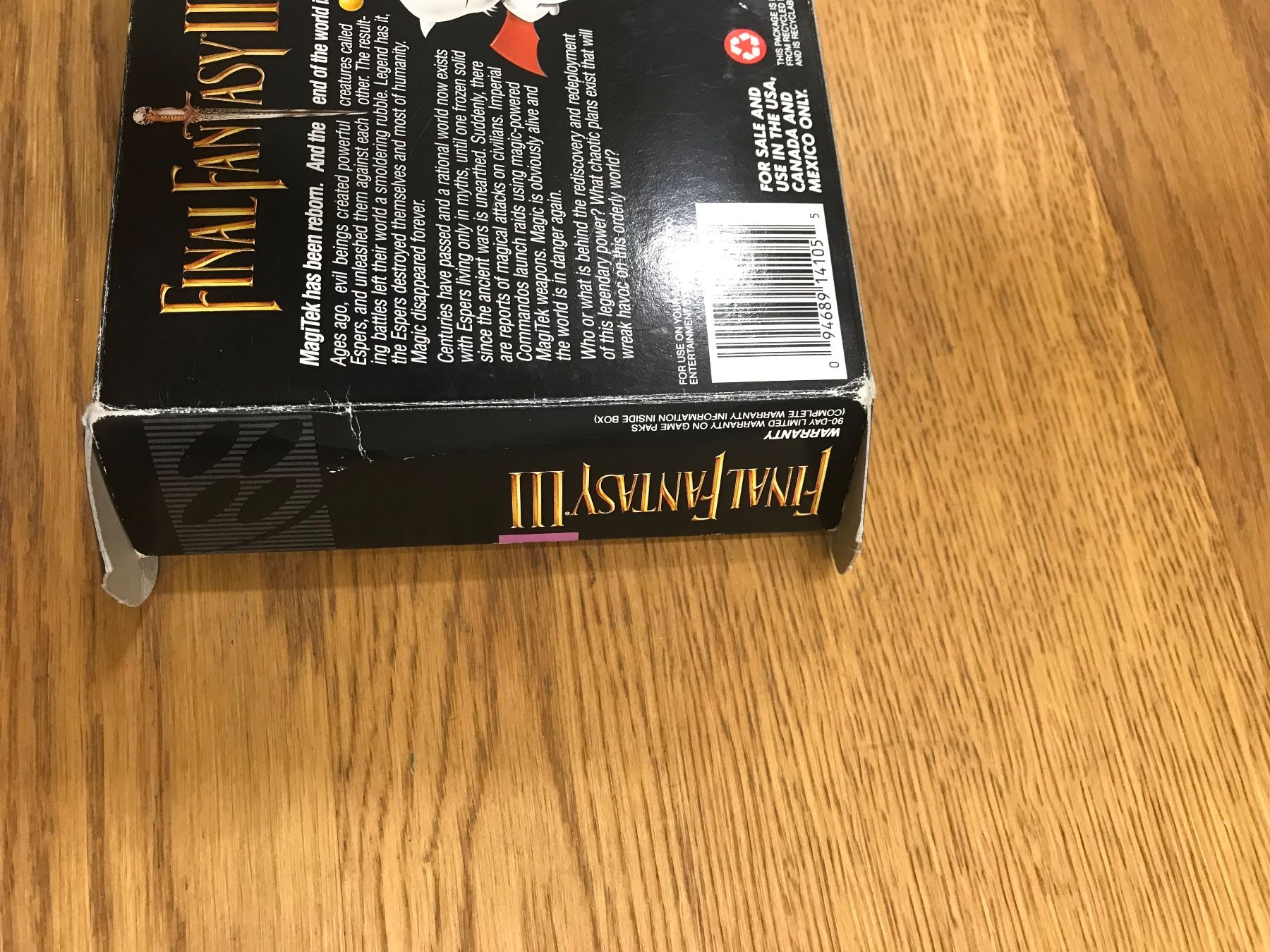 Nintendo Spiele: Final Fantasy III SNES NTSC – Gebraucht aus Schenkon von  3