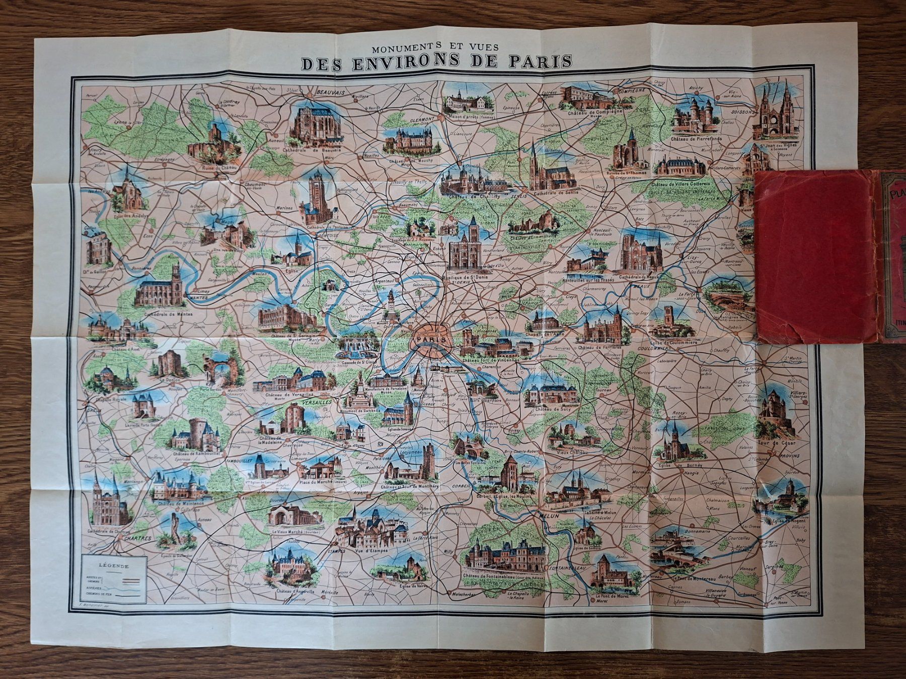 Cartine & Atlanti: Alter Stadtplan von Paris – Usato da Menziken venduto da rosti3 2