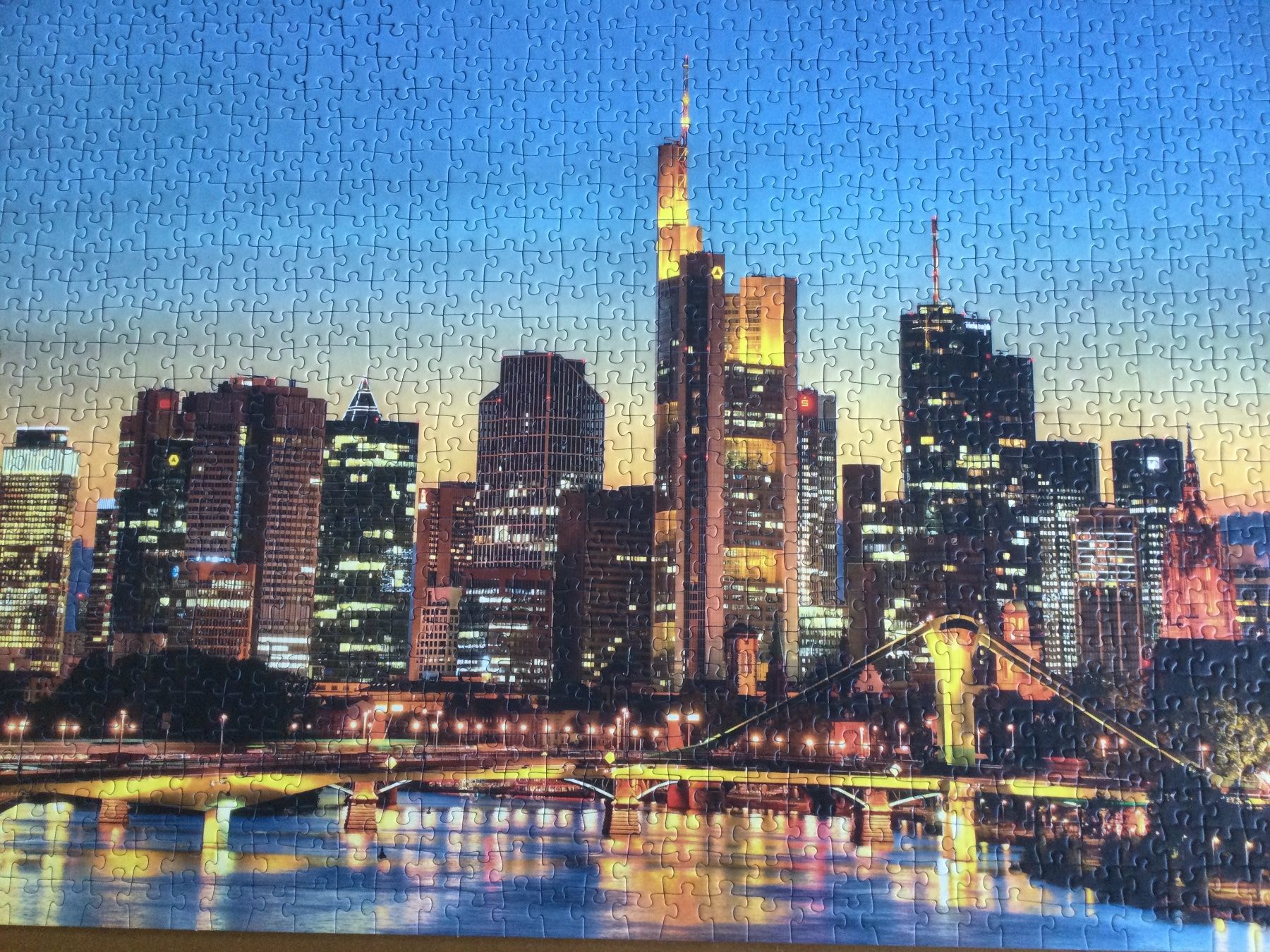Puzzle: Puzzle Ravensburger, 1000 Teile, Frankfurt – Usato da Riehen venduto da hansi999 1