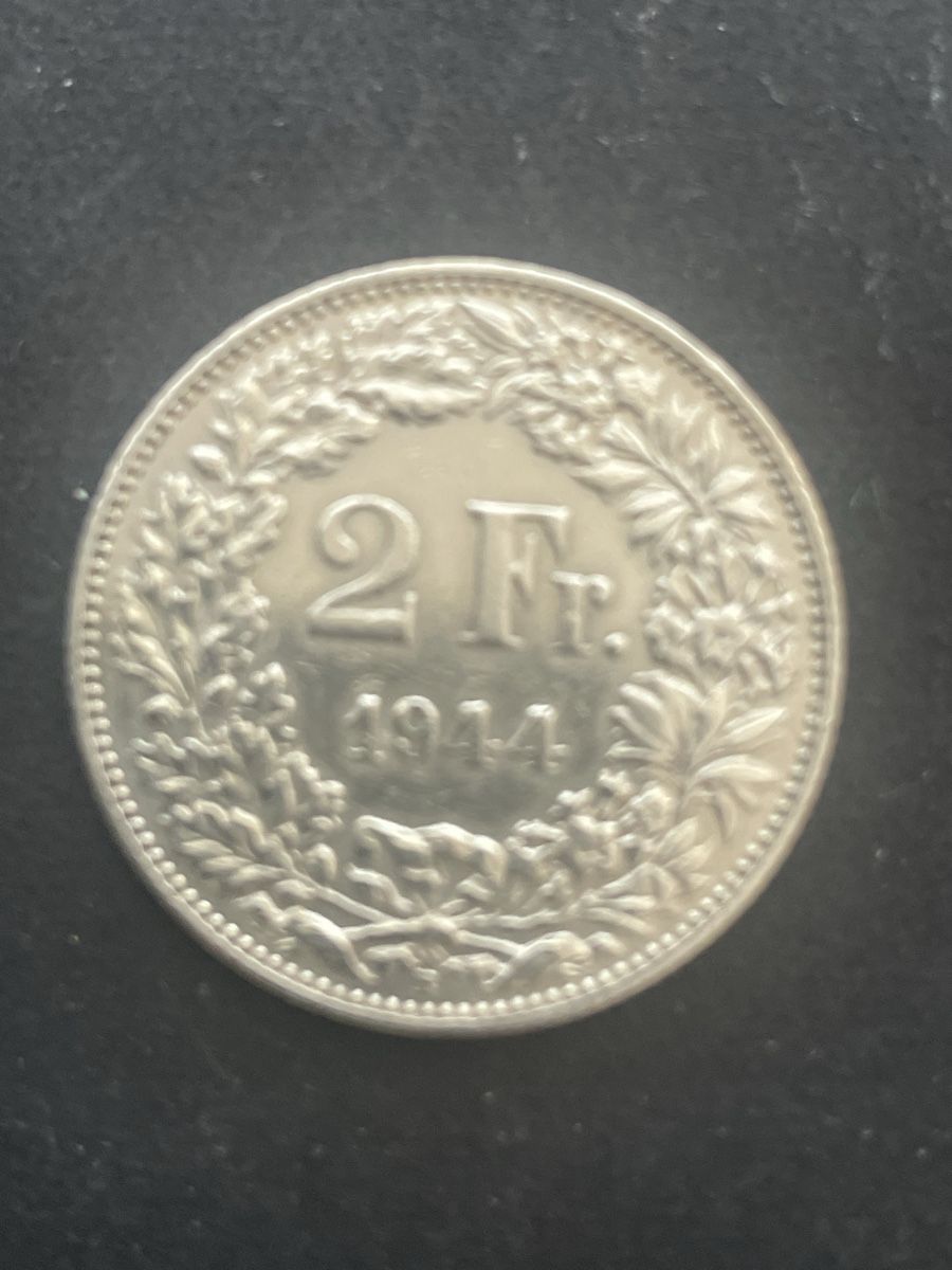 Alle Münzen: 2.- Silber CH Jahr 1944 – Gebraucht aus Meierskappel von Hala03 1