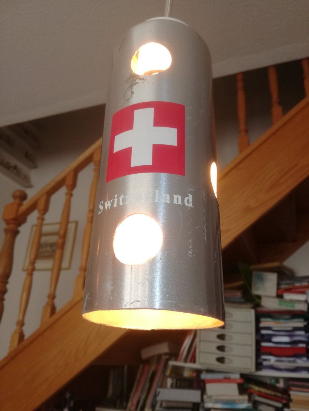 Lampadari & plafoniere: Upcycling Deckenlampe mit SIG Bottles – Usato da Sursee venduto da Ursus_LU 3