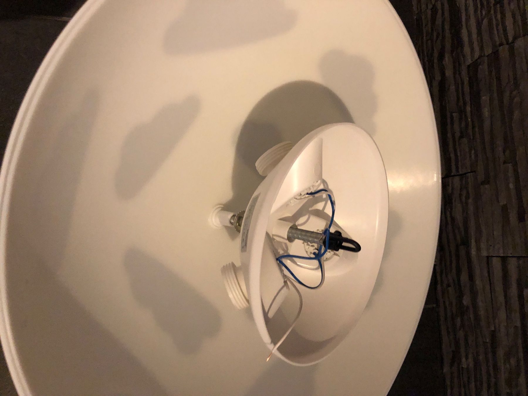 Ikea Kronleuchter & Deckenlampen: Ikea Deckenlampe  Weiss mit Wolken – Gebraucht aus kriens von fry80 5