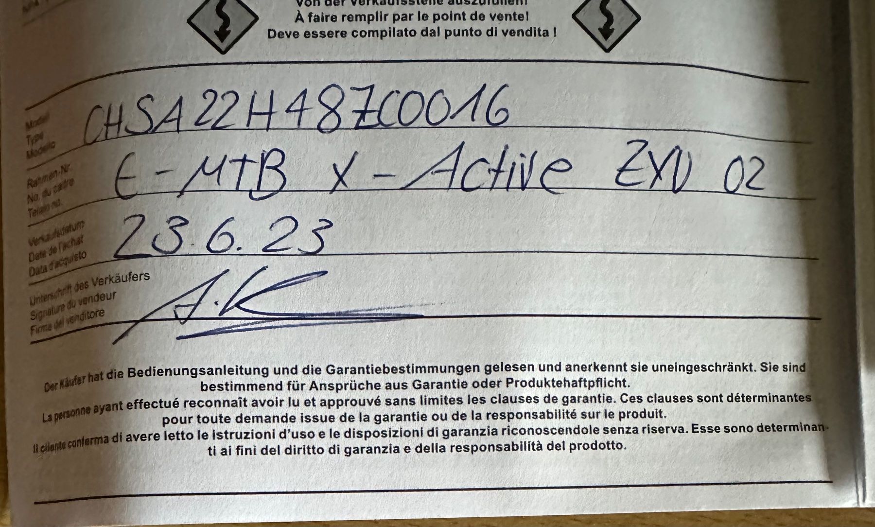 Biciclette: Zu Verkaufen Herren Velo – Usato da Altnau venduto da Gern20 4