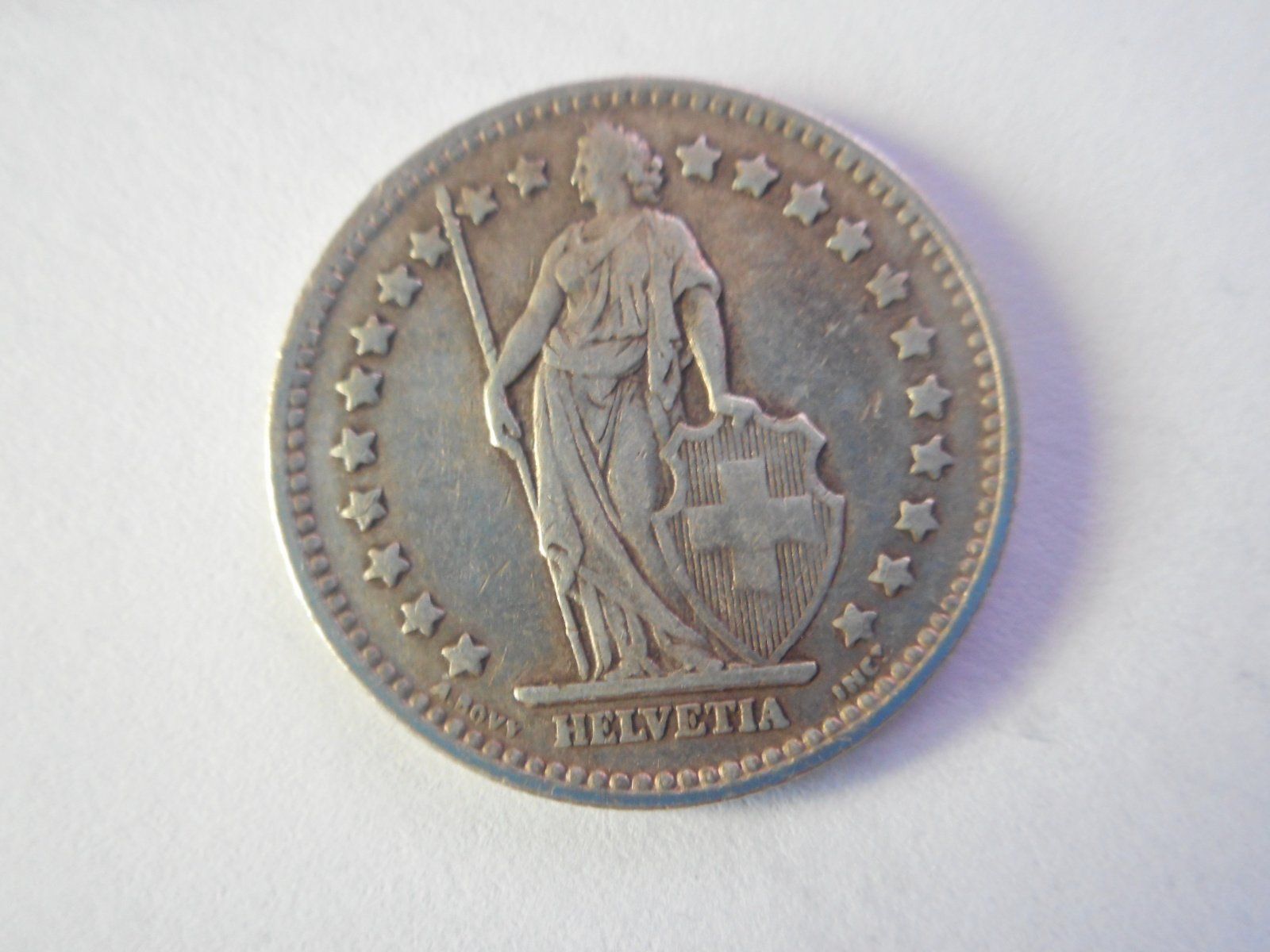 Alle Münzen: 1 Fr. 1936 silber – Gebraucht aus Kriegstetten von pizlad2010 1