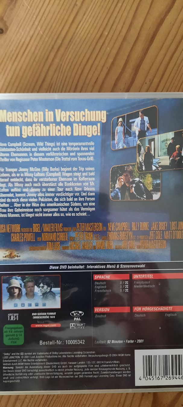 Tutti i DVDs: Lost Junction DVD MGM guter Zustand – Usato da Konolfingen venduto da the_5fqm 1