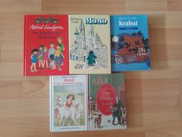 Kinderbuch Klassiker Bullerbü Momo Krabat Heidi kleine Lord