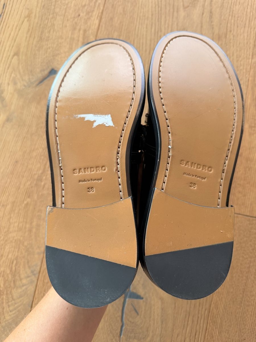 Sandro Scarpe da donna: Sandro Leder Loafer aus Glattleder Gr. 38 – Nuovo (secondo la descrizione) da Altendorf venduto da PiaLang 4