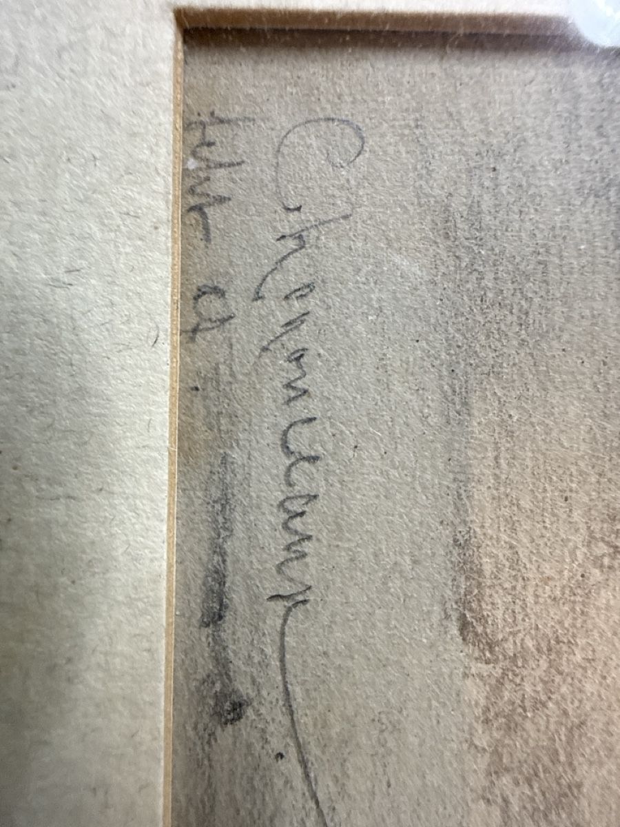 Dipinti: De PURY Paul. Dessin de Chenonceaux  – Usato da Schmitten FR venduto da Hohezelg 3