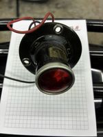 Rücklicht zu Oldtimer Motorrad 