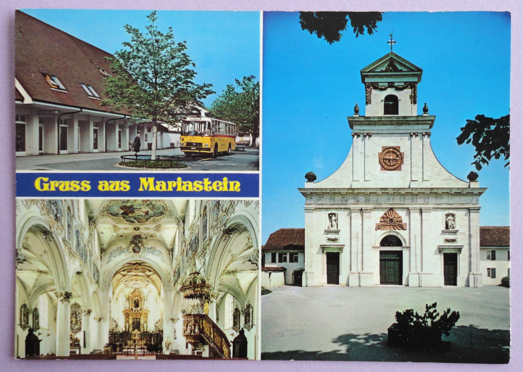 Cartoline postali: Mariastein (Kt. Solothurn) – Difettoso da Fétigny venduto da Billy2miny