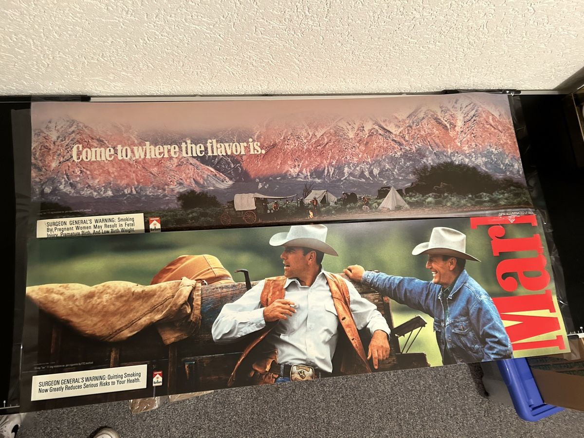 Poster & Bilder: Marlboro Poster # Vintage Western – Gebraucht aus Schliern b. Köniz von Trebesch 2