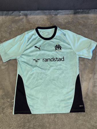 Maillot Puma OM Randstad bleu clair taille M bon état