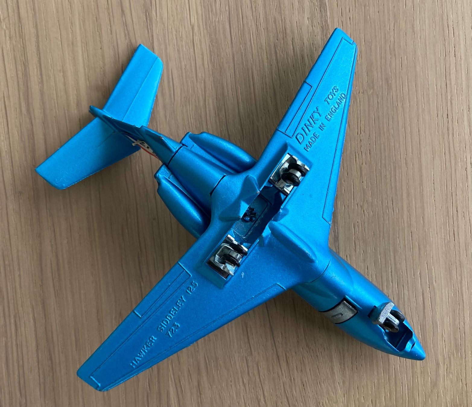 Dinky Toys Flugzeug Hawker Siddeley 125 No. 728 (Gebraucht) in Zrich fr  CHF 35  nur Abholung auf Ricardo kaufen