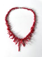 Collier en corail rouge ancien