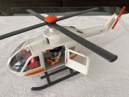 Playmobil Helikopter mit Figuren guter Zustand