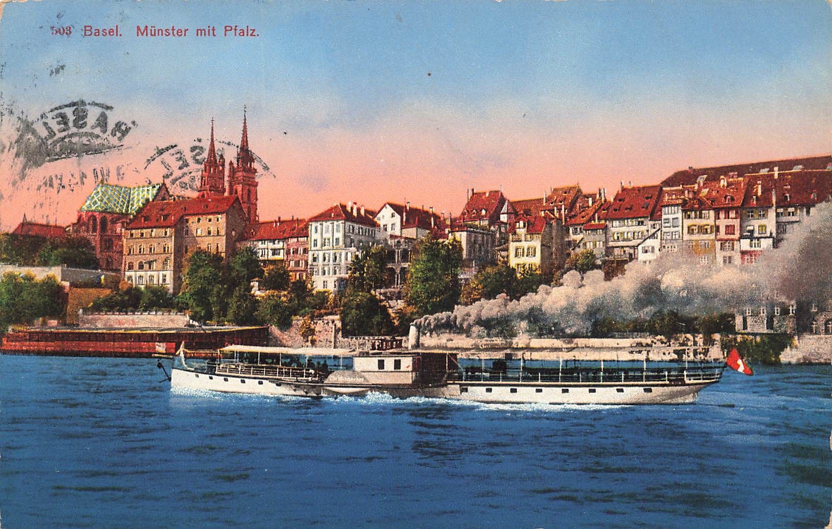Cartoline postali: Basel Schiff Boot Battello – Usato da Biasca venduto da Blenio71