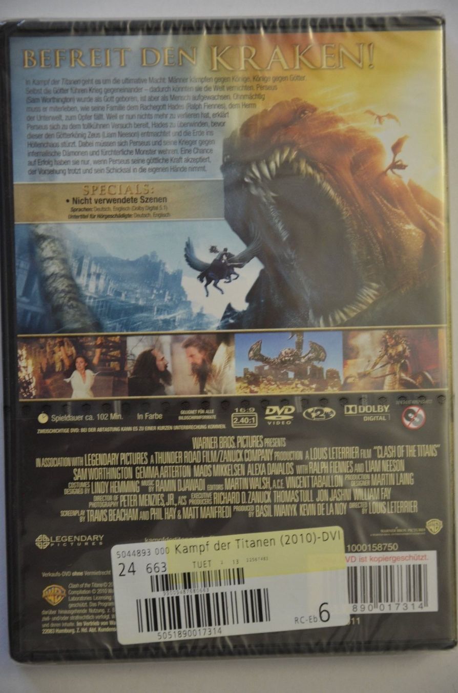 Tutti i DVDs: Kampf der Titaner – Nuovo (secondo la descrizione) da Wetzikon ZH venduto da bausie 1