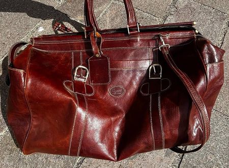 Vintage Reisetasche Genuine Leather