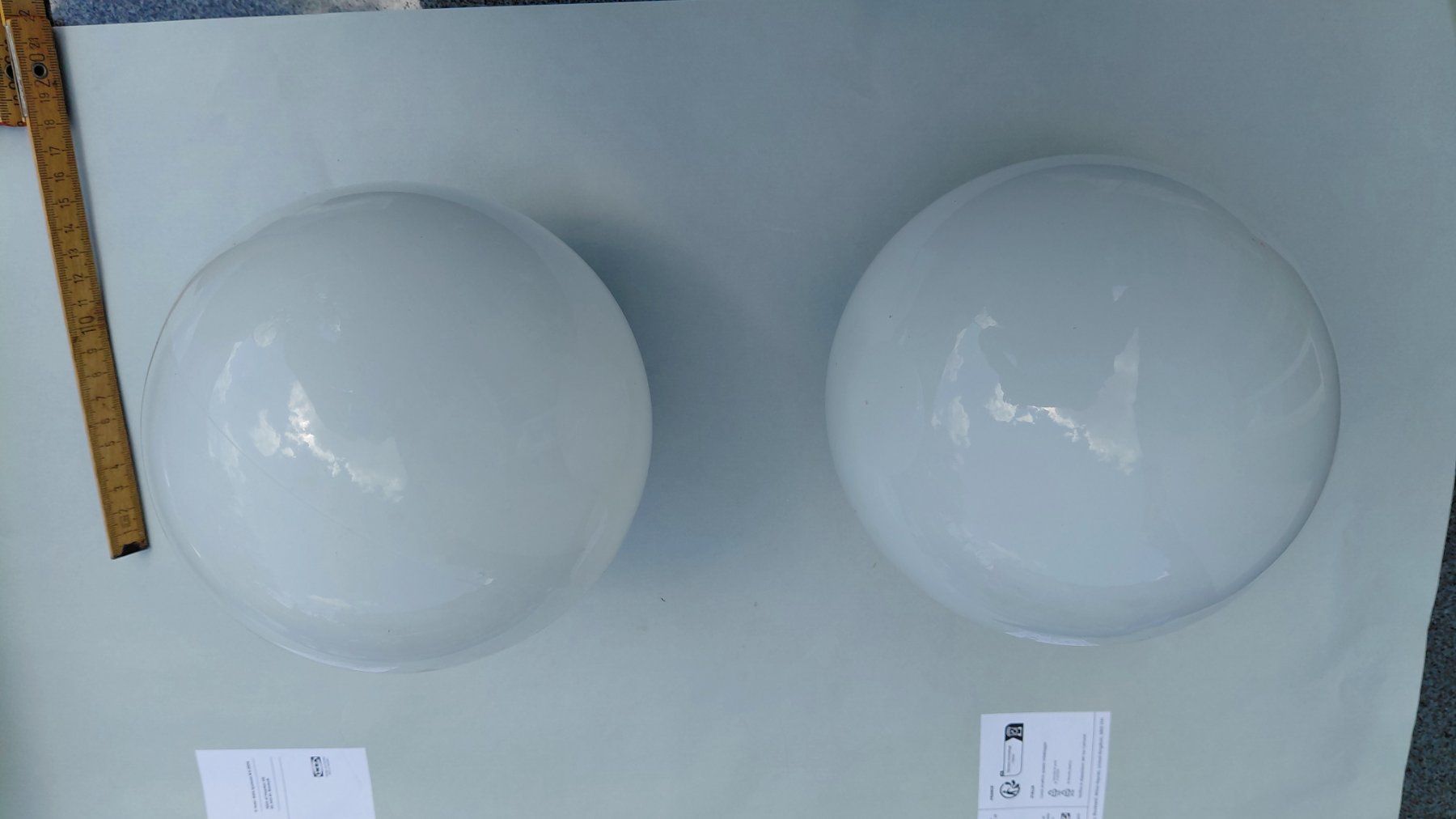 Paralumi: 2x Lampengläser – Usato da Gelterkinden venduto da martinom