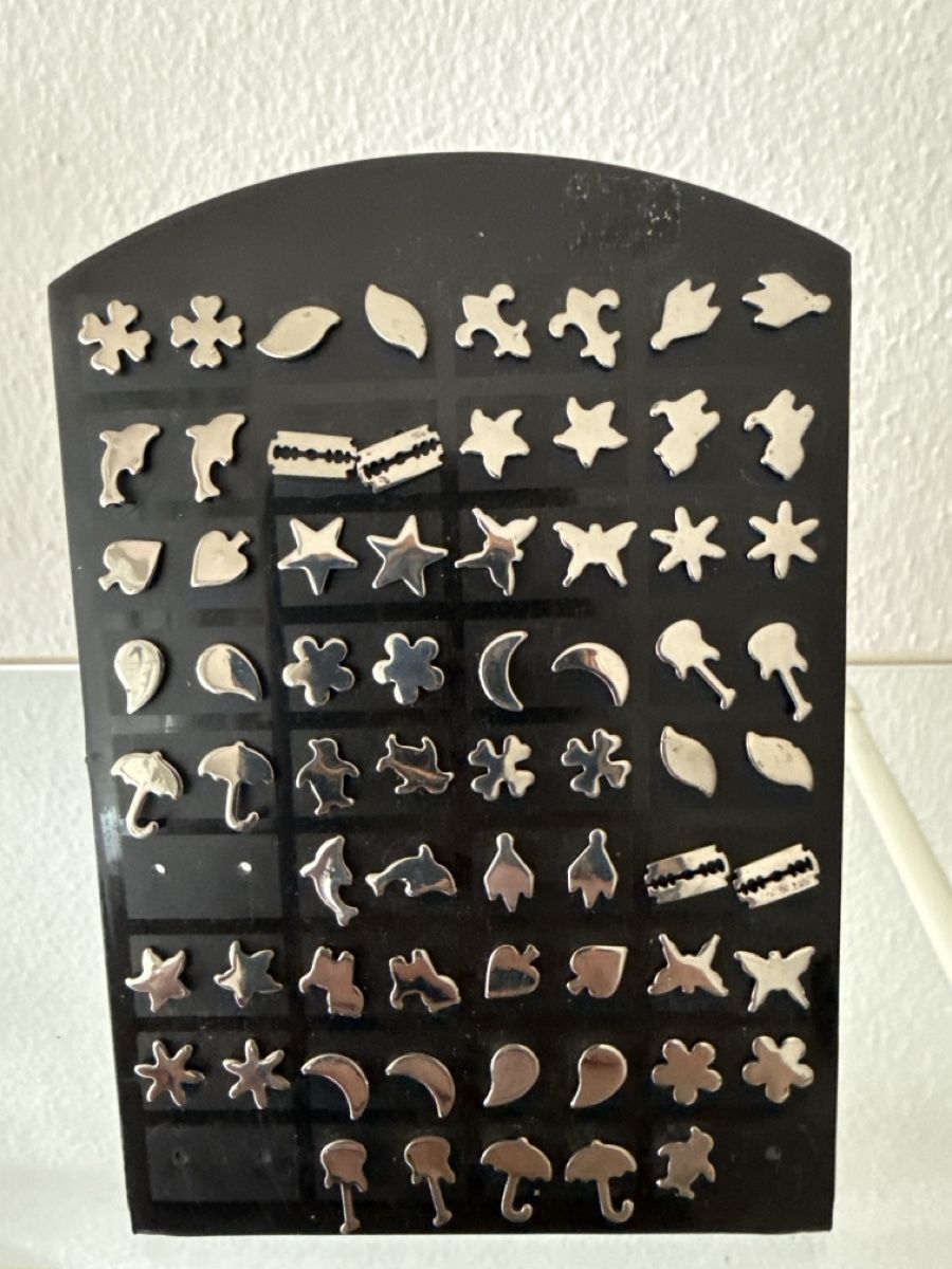 Orecchini pendenti & Orecchini a lobo: Trendige Ohrstecker Set, Silberfarben,Neu, – Nuovo e nell'imballaggio originale da Bern venduto da Marym 2