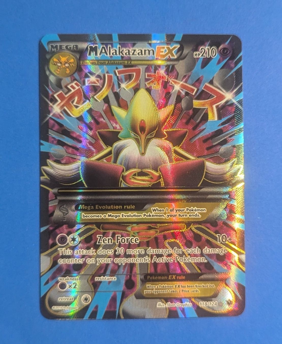 Pokémon Carte collezionabili: Mega Alakazam EX 118/124 – Usato da Zürich venduto da printz7