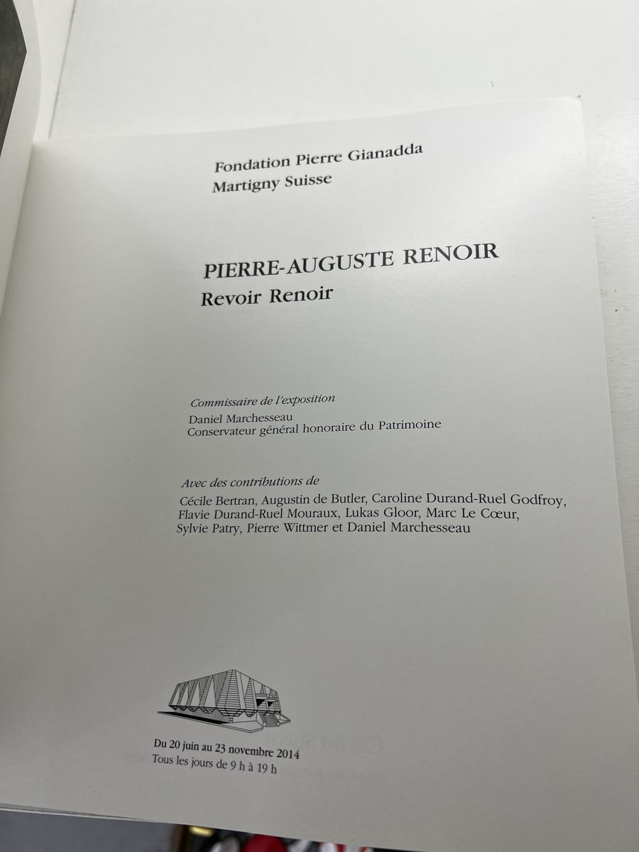 Bücher: Renoir - Fondation Pierre Gianadda – Gebraucht aus Wettingen von NickInc 1