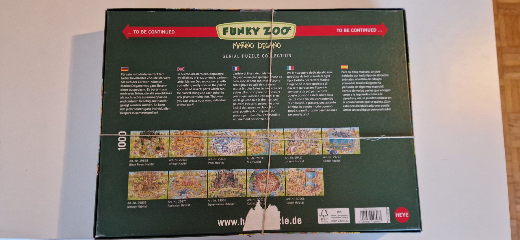 Heye Puzzle: Puzzle Funky Zoo Nile Habitat – Usato da Zürich venduto da Karin_M 1