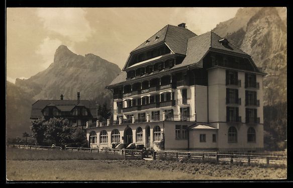 Ansichtskarten: AK Kandersteg, Hotel Bernerhof – Gebraucht aus Berlin von bartko-reher