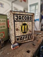 Jacobs Kaffee Blechschrank Vintage Shabby Chic Retro