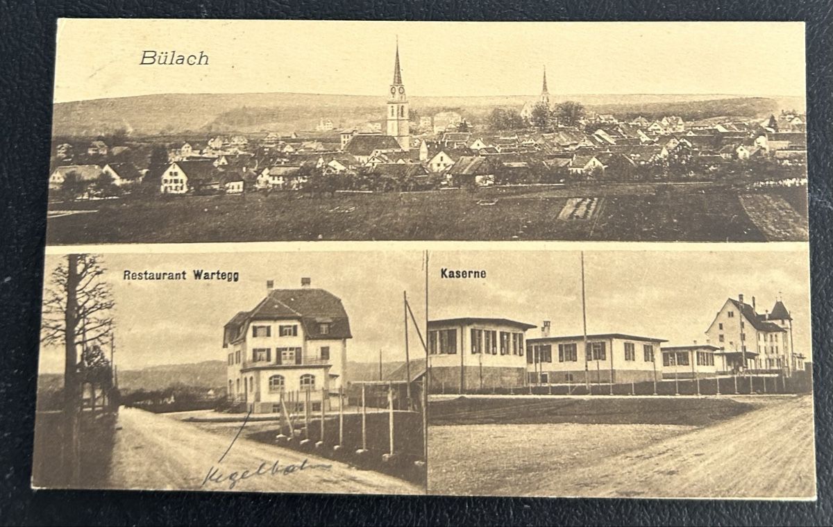 Ansichtskarten: AK Bülach 1916 – Gebraucht aus Horw von Tellbub
