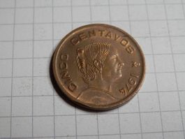 Mexiko 5 Centavos, 1974