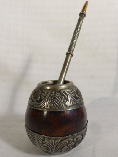 Tazze: sehr schöner Mate Tee Becher – Nuovo (secondo la descrizione) da Zürich venduto da botschinski 1