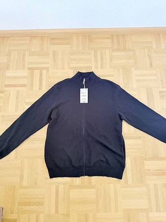 Zara Strickjacke Dunkelblau