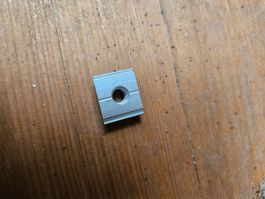 Mittelklemme Montagehalterungsstück für PV-Anlage Schienen