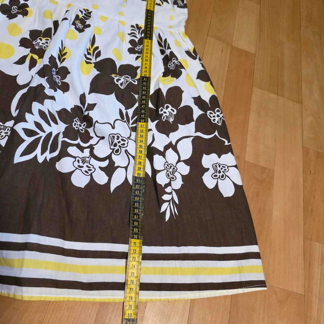 Vestiti: Vintage Kleid S/M Baumwolle Blumenmuster – Usato da Wald ZH venduto da CapLux 9