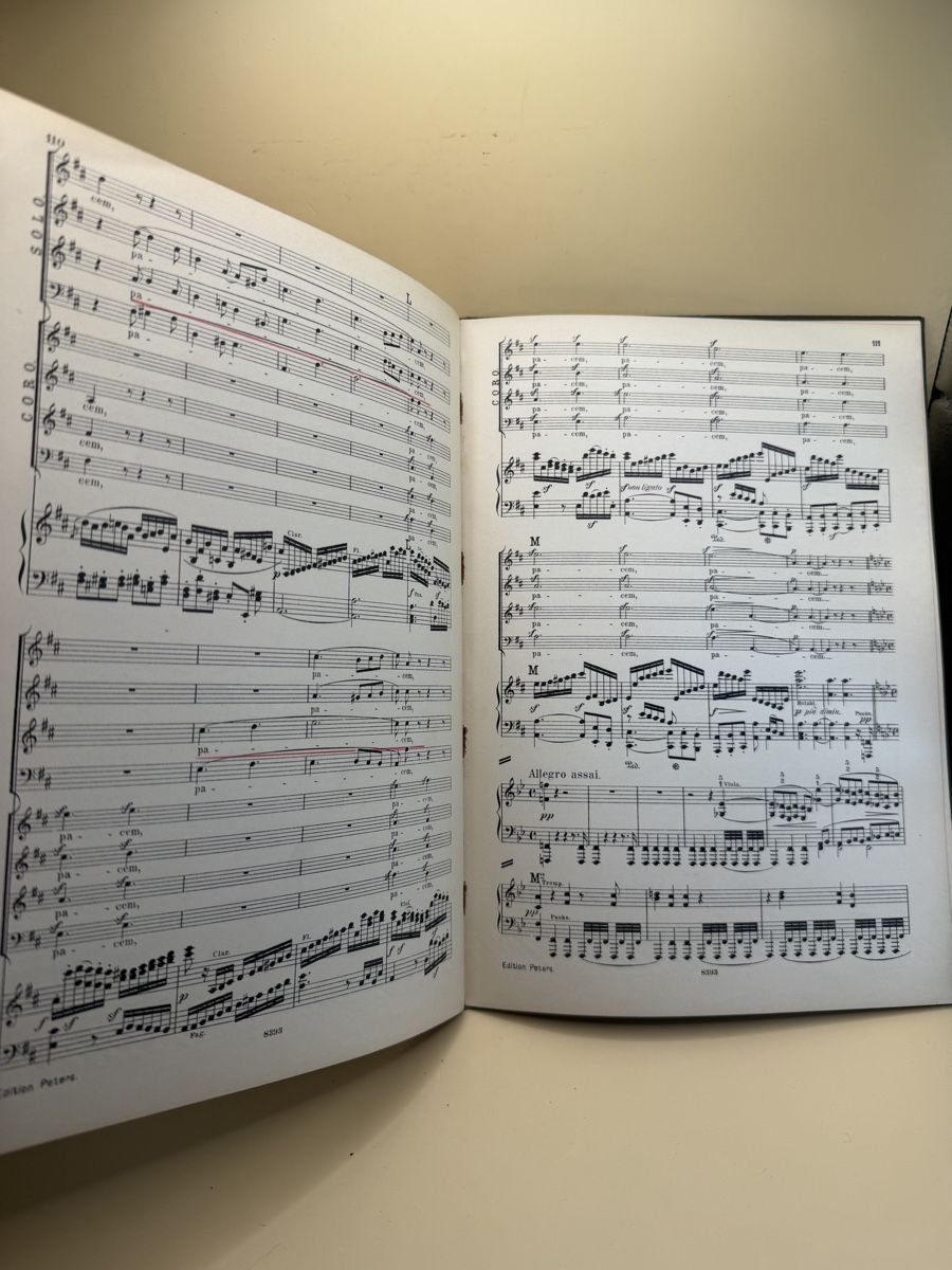 Libri: Beethoven Missa Solemnis Partition Peters Leipzig – Usato da Genève venduto da sho_67qj 6