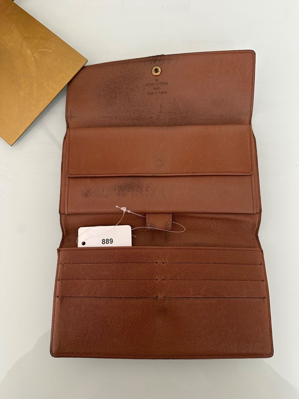 Louis Vuitton Portamonete: Louis Vuitton Long Wallet Canvas - Nr. 889 – Usato da Hittnau venduto da LuxAndMore 2