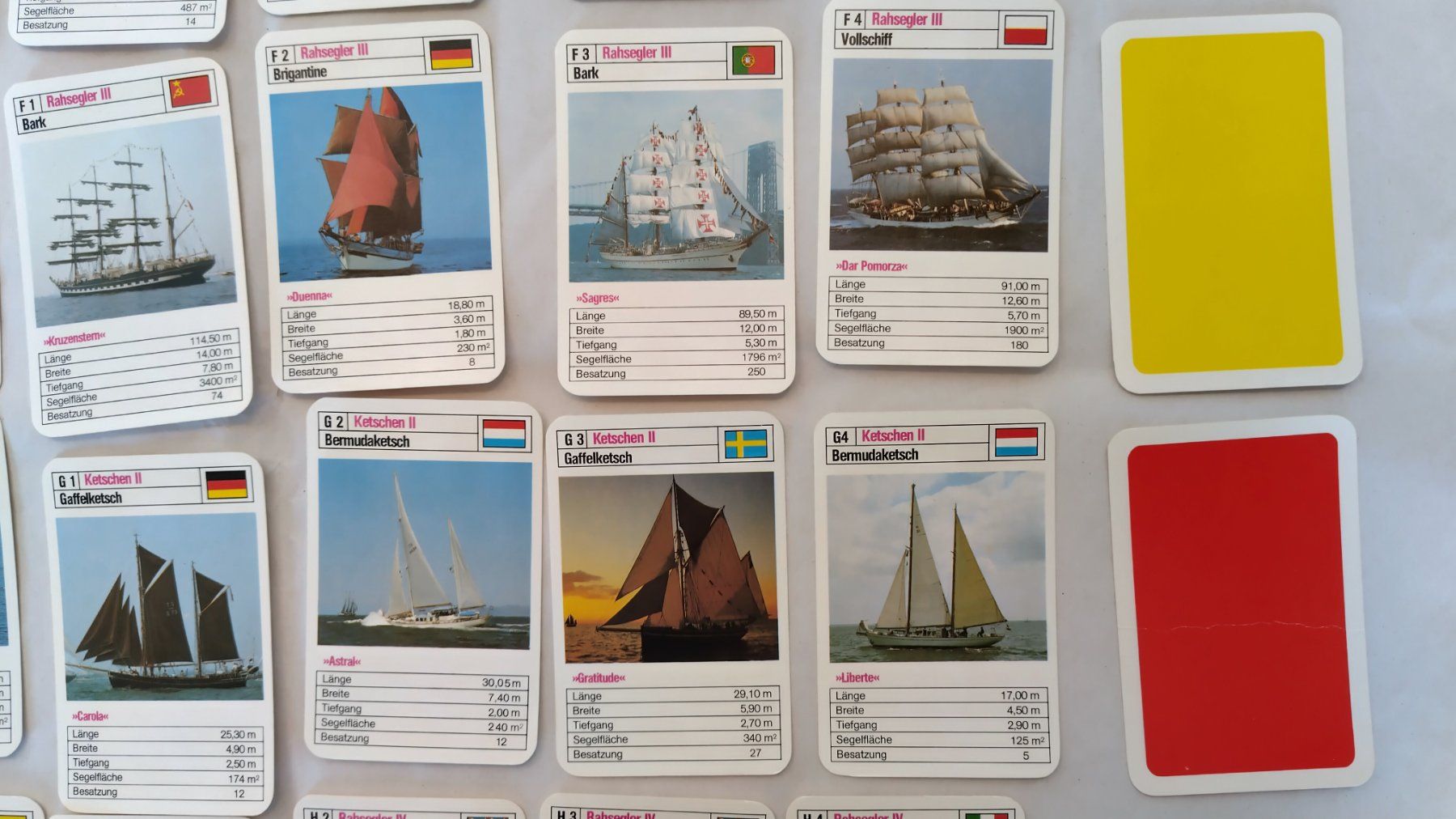 Giochi: Schiffe Quartett - Windjammer ab Fr. 8.- / 32 Karten + 2 – Usato da Bellach venduto da JingleJerry 6