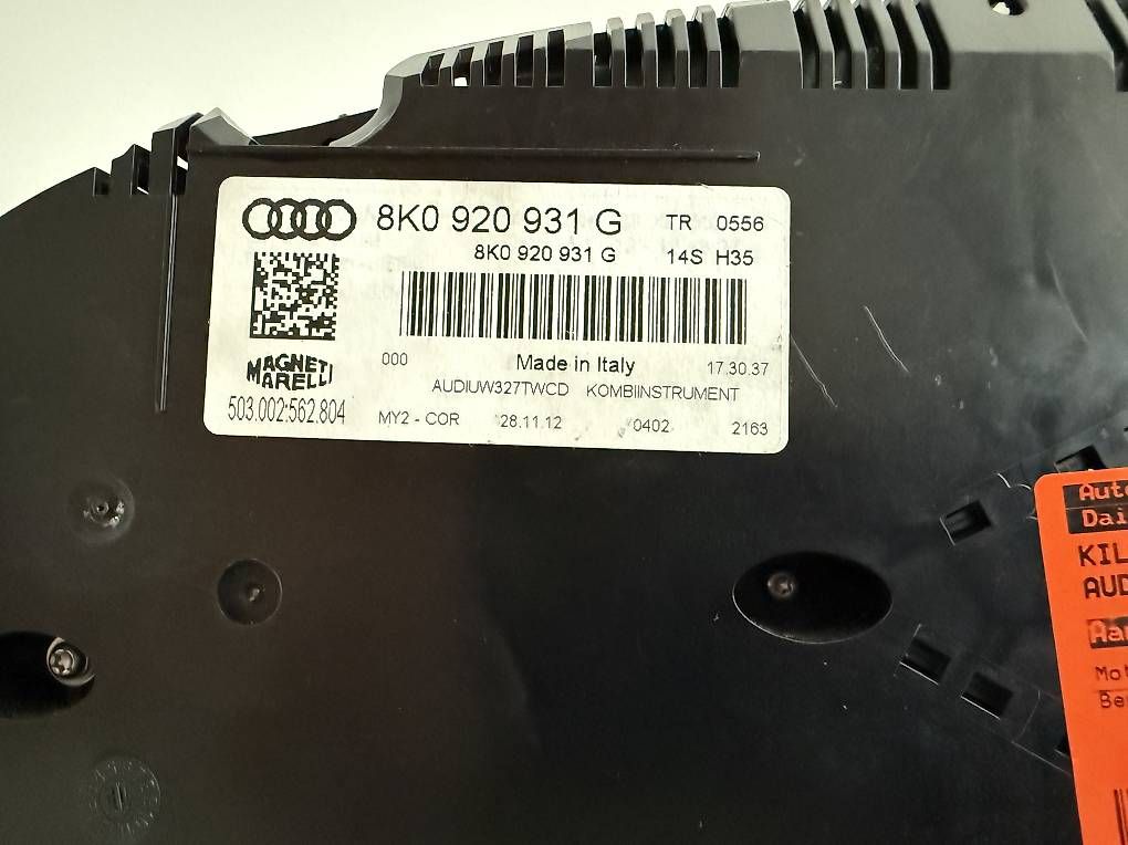 Toutes les pièces auto: Tachometer Audi RS4 b8 2013 – D'occasion à Meilen par Idefix01 1