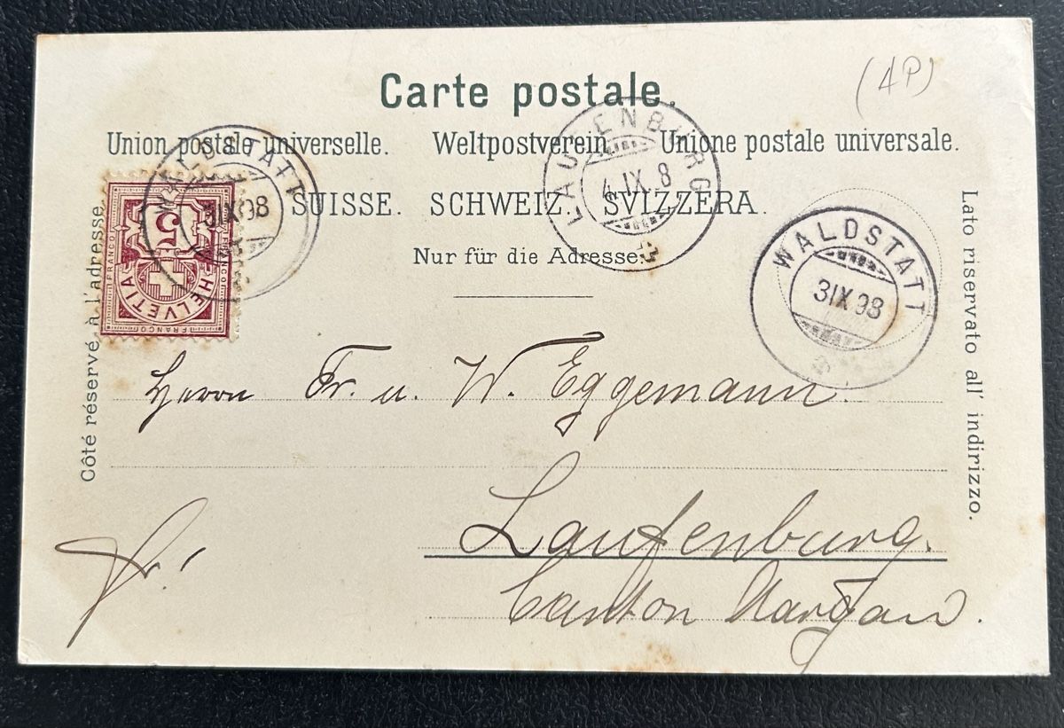 Cartoline postali: Gruss aus Hundwil Litho  – Usato da Horw venduto da Tellbub 1