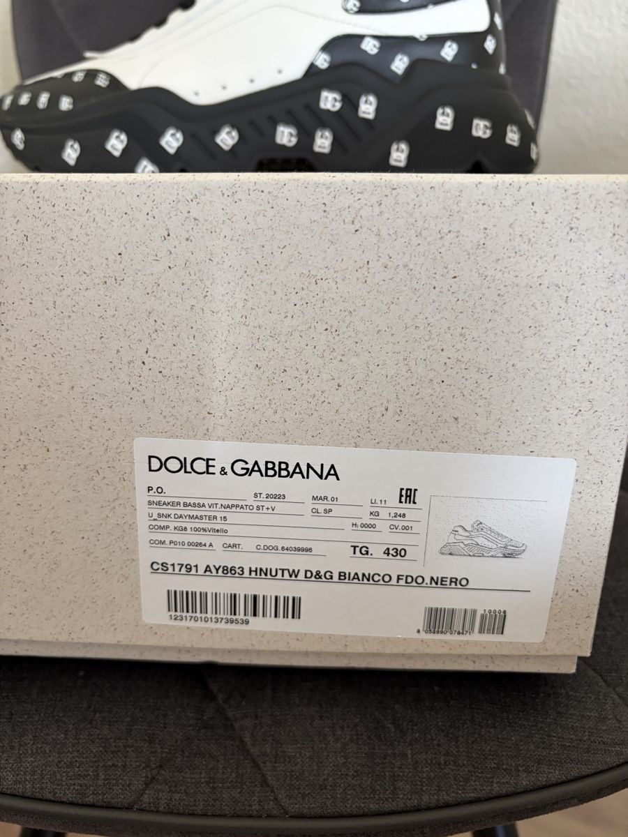 Dolce & Gabbana Scarpe da uomo: Dolce&Gabbana Sneaker Daymaster NEU 100% ECHT – Nuovo (secondo la descrizione) da Aarburg venduto da kor_zmw5 2