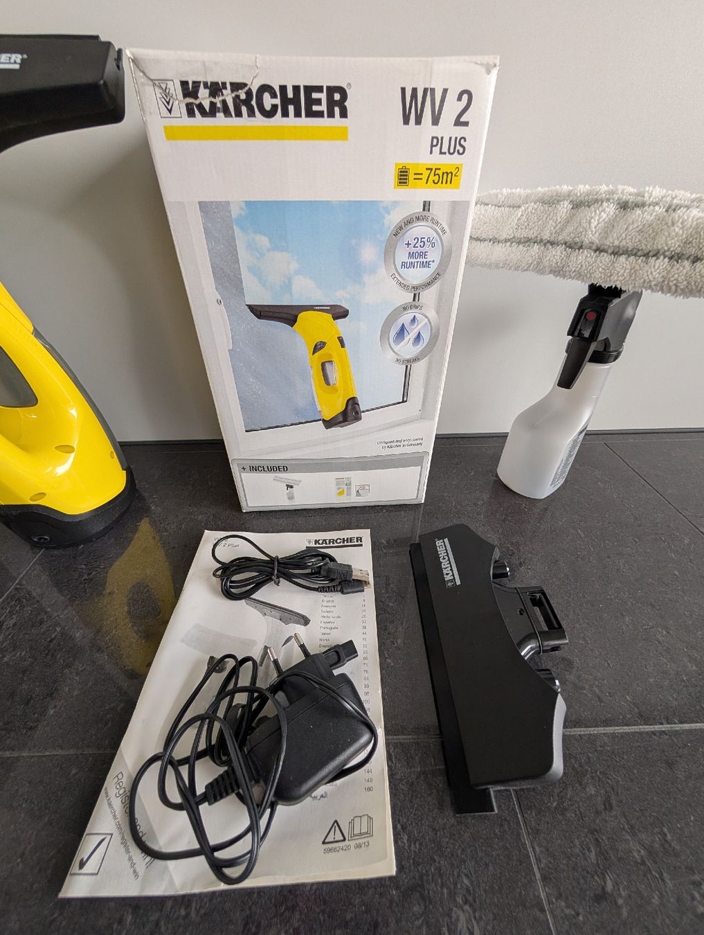 Kärcher Altro per la casa: KÄRCHER Akku-Fenstersauger-Set WV 2 Plus – Usato da Baar venduto da caflemma 2