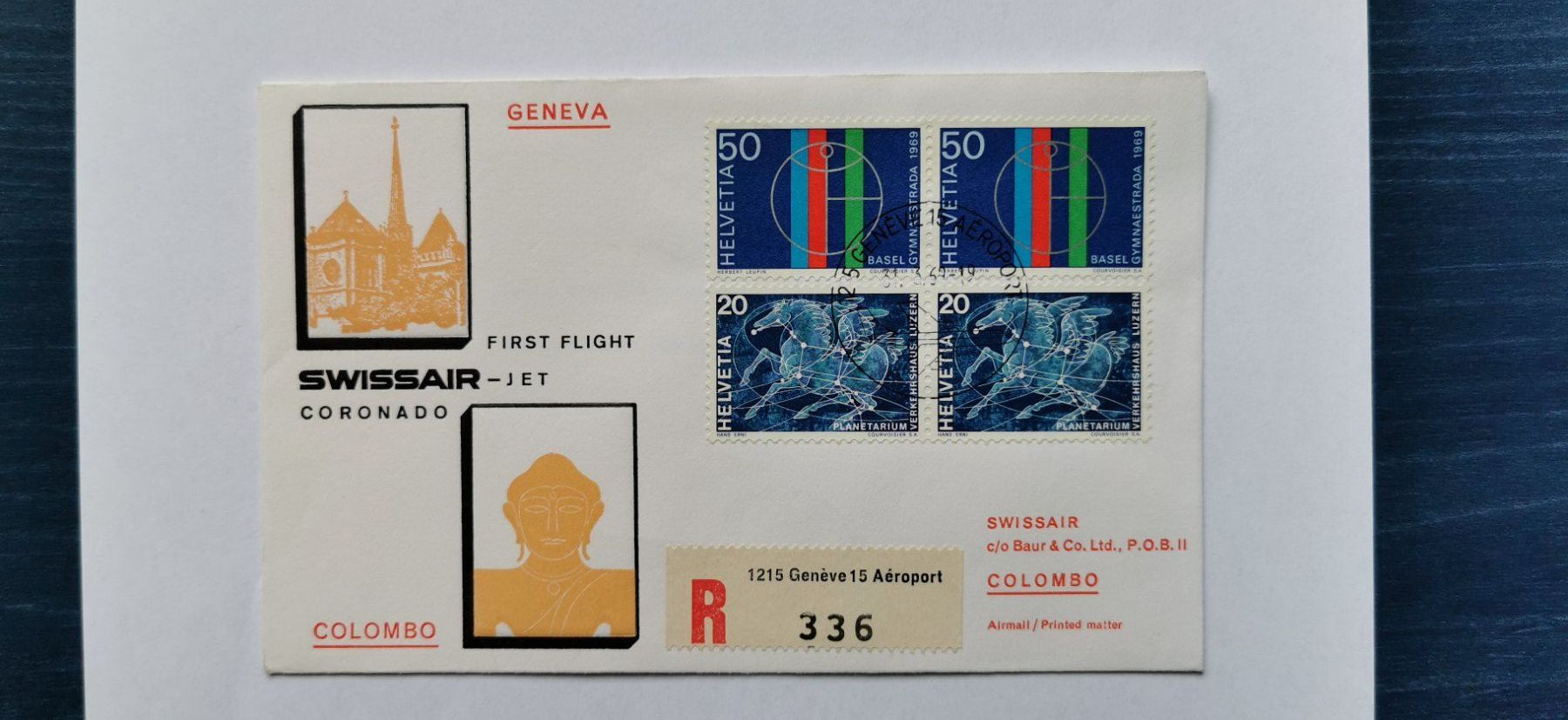 Tous les timbres: Flugbrief 1969 – Neuf (Voir description) à Aadorf par Chnorli-Furz
