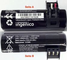 Ingenico F12432566 Ersatzbatterie/Ersatzakku 3,6V