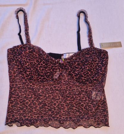 NEU Damen Crop Top Panther Print – Mit Etikette – Gr. L