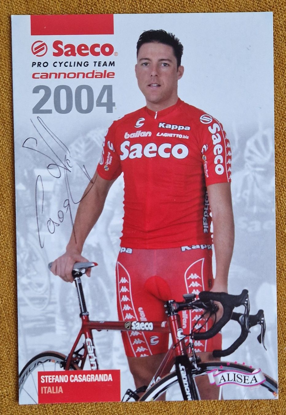 Autografi: Stefano Casagranda - Radsport - handsigniert – Usato da Menziken venduto da Autogramme