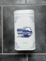NOSTALGISCHE AUFWENDIGE SCHÖNE ZUCKER BLECHDOSE