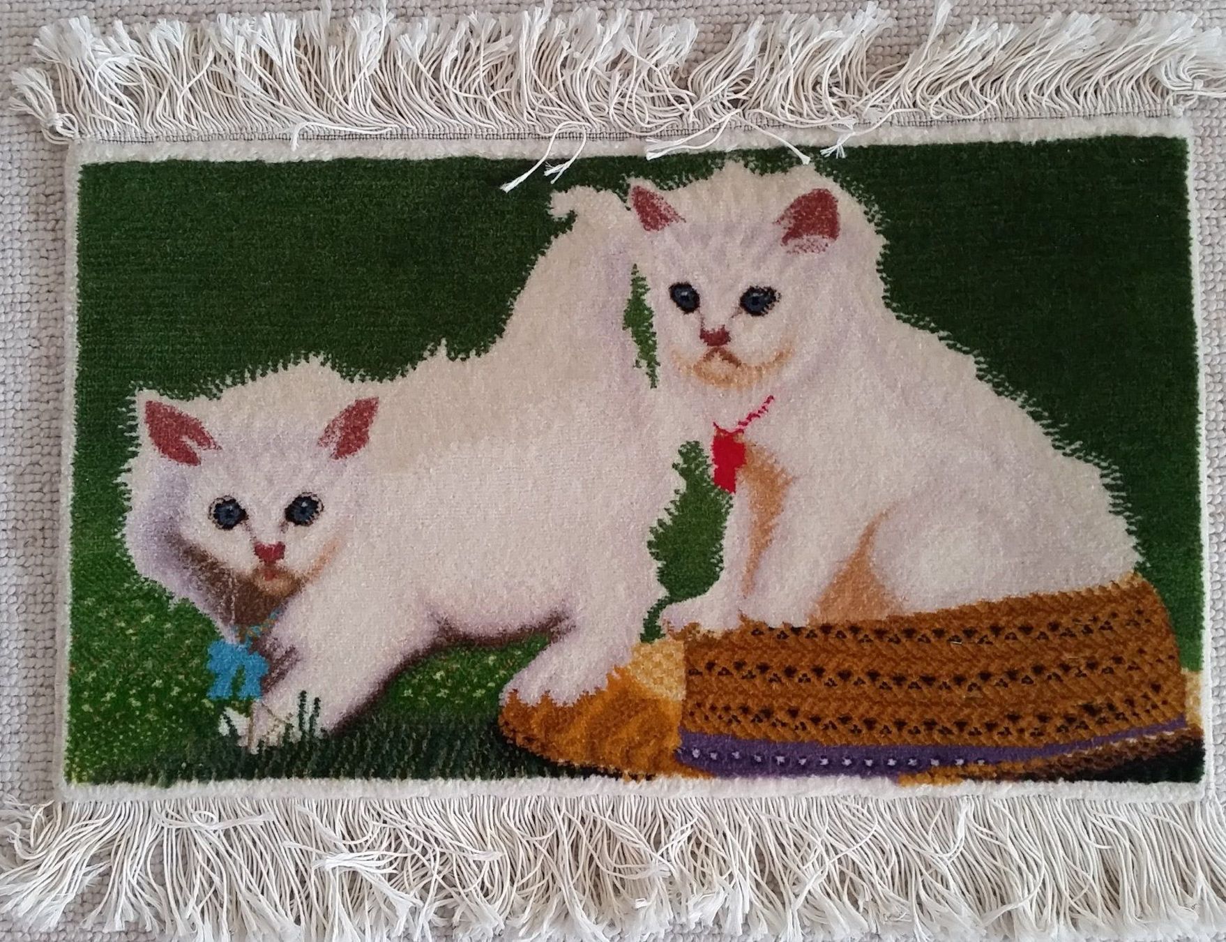 Tappeti: Teppich; echter Orientteppich; 2 Katzen – Nuovo (secondo la descrizione) da Herrliberg venduto da AlexandraBopp